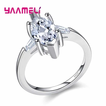 Крутое и элегантное простое кольцо из стерлингового серебра 925 пробы в спортивном стиле для женщин, подарок на свадьбу, День Святого Валентина, сувенир, подарок