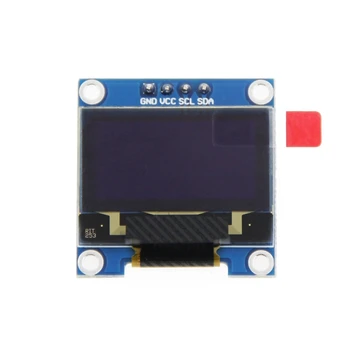 0,96-дюймовый IIC I2C последовательный GND 128X64 OLED LCD Светодиодный дисплейный модуль SSD1306 для Arduino Kit Белый дисплей