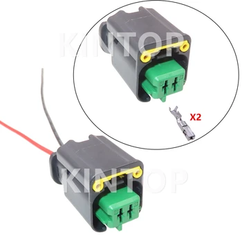 1 Комплект 2 контактов 1801176-5 Автоматический Пластиковый разъем для автомобильного кабеля для Peugeot Citroen