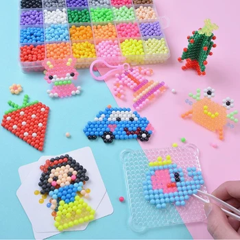 10 Цветов 1100шт 5 мм DIY 3D Пазлы Набор игрушек Hama Beads Perler Beads Ball Новогодний Подарок Perlen Learn Kids Toys