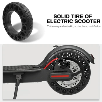 10-дюймовые резиновые сплошные шины Электрический легкий элемент декора для нескользящей шины электрического скутера Ninebot Max G30