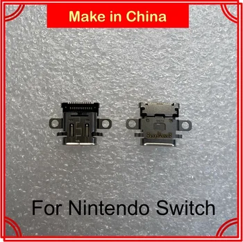 100% Оригинальный Порт для зарядки USB Type C Нового качества Разъем для зарядного устройства для консоли Nintendo Switch Запчасти для ремонта