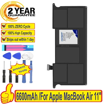 100% Оригинальный аккумулятор HSABAT 6600mAh A1406 A1495 для MacBook Air 11 