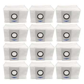 12 упаковок вакуумных мешков для пыли для вакуумной детали робота Deebot X1 Omni Turbo