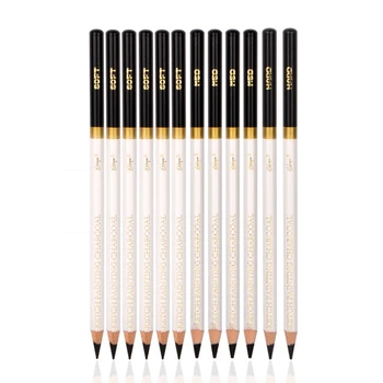 12 штук карандаша для рисования угольным карандашом для детей, начинающих рисовать иллюстрации, прямая поставка