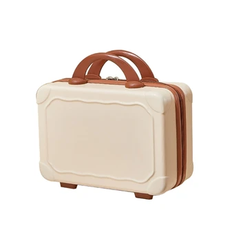14-дюймовый Мини-ручной багаж для путешествий, косметичка, портативная сумка для переноски, чемодан, косметичка для женщин и девочек