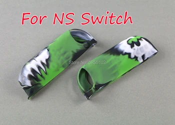 15 комплектов для NS Switch Камуфляжный силикон, прочный гелевый каучук, мягкая кожа, рукоятка, чехол, ручка для консоли Switch NS NX