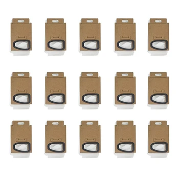15 шт. Пылесос из нетканого материала, мешок для пыли, Профессиональные запасные части для Xiaomi Roborock H7 H6
