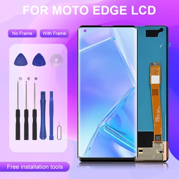1ШТ Протестированный 6,4-Дюймовый Экран XT2063-3 Для Moto Edge Lcd Touch Panel Glass Digitizer/XT2063-3 В Сборе С Инструментами Бесплатная Доставка
