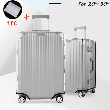 20 22 24 26 28 30-дюймовый прозрачный чехол для багажа из ПВХ, водонепроницаемый, пылезащитный для 20-28-дюймового чехла для тележки, защитный чехол