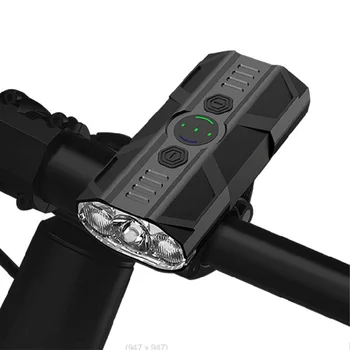 2022 Новый велосипедный фонарь USB перезаряжаемый 1200 Люмен MTB Велосипедная фара светодиодный Супер яркий фонарик передние фонари и задний Задний фонарь