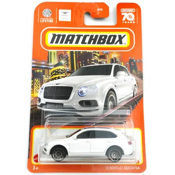 2023 Matchbox Cars 18 BENTLEY BENTAYGA 1/64 Коллекционные модели игрушечных транспортных средств из металла, отлитые под давлением