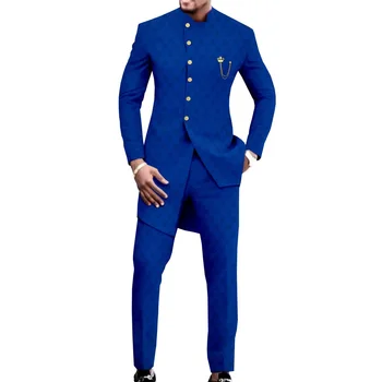 2023 Новый Повседневный Модный Мужской костюм, Тонкий комплект из двух предметов, Terno Masculino Completo Costume Homme Pour Mariage Trajes De Hombre