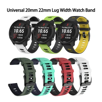 22 мм 20 мм Для Samsung Galaxy Watch 4 Для Garmin Forerunner 245/265/Garmin Venu 2 / Amazfit Bip U Pro /Amazfit GTR / Браслет Watch 3