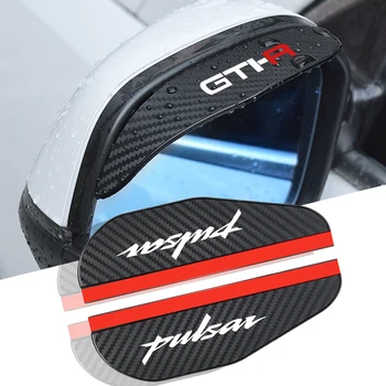 2шт автомобильное зеркало заднего вида из углеродного волокна Rain для Nissan Pulsar gtir gti-r Автомобильные Аксессуары
