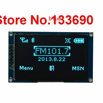 3,3 В 2,42 Дюйма Синий 128x64 OLED-дисплей Модуль 8bit-6800/8080 Последовательный 4-SPI Интерфейс I2C IIC 16PIN Драйвер IC SSD1309
