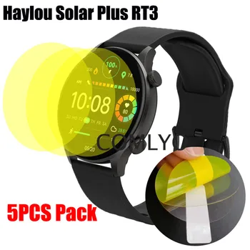 5 шт. В упаковке Мягкая пленка для защитных пленок HAYLOU Solar Plus RT3 Smartwatch Ультратонкий чехол из ТПУ, устойчивый к царапинам