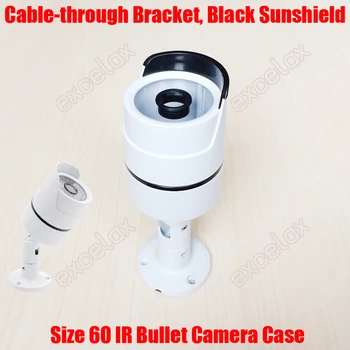 60 мм Кронштейн Для Защиты Кабеля Водонепроницаемый Корпус Камеры IR Bullet CCTV Корпус Трубки Из Алюминиевого Сплава IP66 Outdoor для 36x LED Board