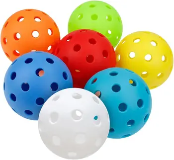 7шт Мячи для Пиклбола Профессиональный Мяч для Пиклбола для Тренировок в помещении на Открытом Воздухе Аксессуары для Пиклбола