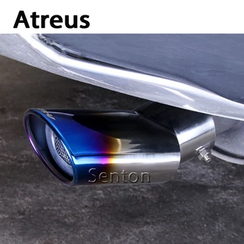 Atreus 1 шт. крышка выхлопной трубы автомобиля из нержавеющей стали, наконечник глушителя для HONDA CRV 2012 2013 2014 2015, автоаксессуары для Honda CR-V