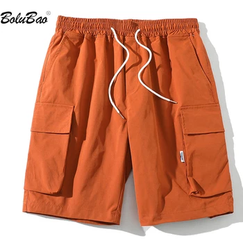 BOLUBAO 2023, повседневные шорты, мужские Весенне-летние Новые дышащие пляжные брюки в стиле хип-хоп, Высококачественный дизайн, Горячие шорты для мужчин