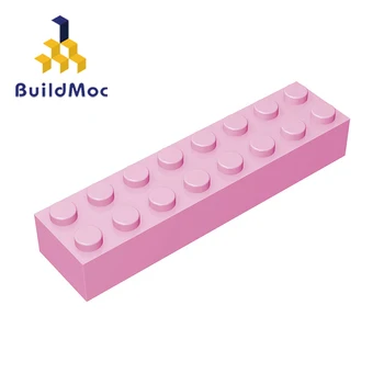 BuildMOC 93888 3007 кирпичные Строительные блоки 2x8 Деталей DIY Развивающие Классические Брендовые подарочные Игрушки