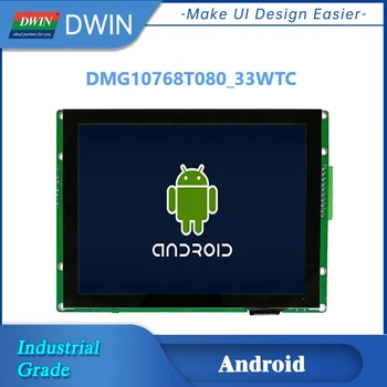 DWIN 8,0 дюймов 1024 * 768 IPS-TFT-LCD Емкостная сенсорная панель системы Android Умный экран интеллектуальный дисплей промышленного класса