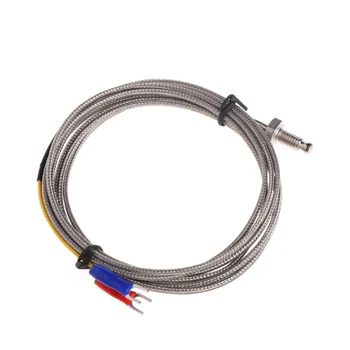 G5AB J Тип M6 Винтовой датчик температуры термопары с кабелем длиной 2 м для промышленности