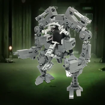 Gobricks MOC Movie Mech Combat The Matrixed-Робот APU IdeasSet Строительные Блоки Черная Модель Техники Игрушки Кирпичи Подарки Для Детей
