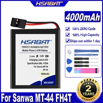 HSABAT MT-44 4000 мАч 1 S 5C HV LiPo Батарея для Sanwa MT-44 FH4T Батареи Дистанционного Управления