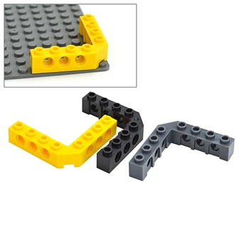 MOC Parts 325555 Высокотехнологичный Кирпич 5x5 под Прямым углом (1 x 4 - 1 x 4) Совместимые Строительные блоки DIY Assmble Particle Kid Toy