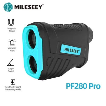 MiLESEEY PF280 Pro Гольф Лазерный дальномер 600 М телескопический дальномер для охоты с функцией вибрации Магнитной полосой
