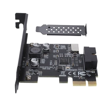 PCI-E 1X К USB 3.2 GEN1 5 Гбит/с 20-контактный разъем на передней панели (к разъему на передней панели Type-C) Разъем на передней панели Riser Card