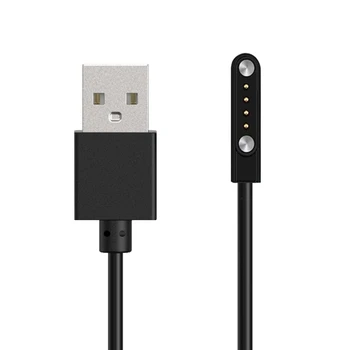 USB-Кабель Для зарядки USB2.0 от Штекера до 4Pin Магнитных Всасывающих Зарядных Устройств Шнур-Адаптер для 4pin 9 мм 3,0 Космических Умных Часов