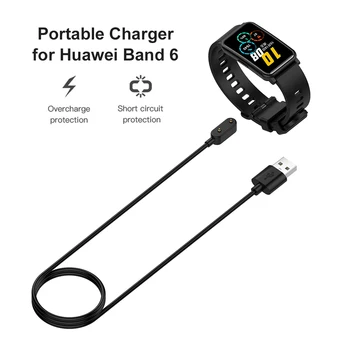 USB-кабель для зарядки длиной 1 м, портативный для Huawei Band 6/Watch Fit Honor Band 6/док-станция для зарядного устройства Watch ES