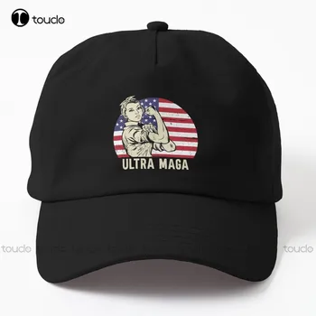Ultra Maga We The People, Соответствующий Подарок Ultra Maga, Гордый, Ultra Maga, Гордящийся Этим - Папина Шляпа Ultra Maga Trump 2024, Спортивная Кепка На открытом воздухе