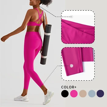 WISRUNING кроссовер леггинсы, пояса для йоги для женщин фитнес Высокая Талия пуш-ап спортивная плотная дышащая тренировка спортивная одежда спортзал костюм