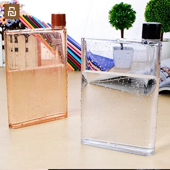 Xiaomi Youpin A5 Бумажная Бутылка Для Воды Плоская Бутылка Для Питья Прозрачная Книга Бумажный Блокнот Портативный Плоский Чайник Для Напитков Бутылка Для ноутбука