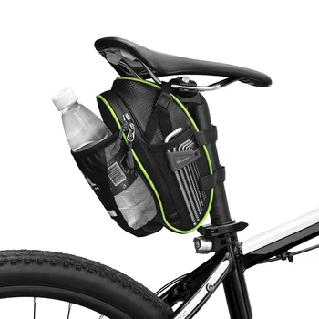 YSANAM MTB Дорожные велосипеды, корзина для хранения, Светоотражающая велосипедная седельная сумка, велосипедный рюкзак под сиденьем с сумкой для бутылки с водой, аксессуары