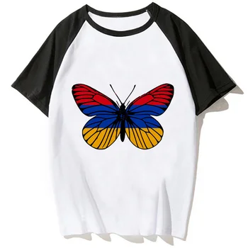 armenia Tee женские футболки с мангой, женская уличная одежда с аниме