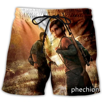 phechion/Новые мужские/ женские повседневные шорты с 3D-принтом The Last of Us Part II, модная уличная одежда, мужские свободные спортивные шорты A57