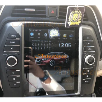 Авто Стерео 128 ГБ Для Nissan Maxima 2016-2019 Android 9 Tesla Стиль Автомобиля GPS Навигация Мультимедиа Авто Электронное Радио Головное Устройство