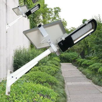 Автоматическое управление освещением Таймер IP65 Водонепроницаемая Наружная Солнечная панель мощностью 12 Вт, 36 светодиодов, 30 Вт, Солнечная светодиодная лампа, прожектор