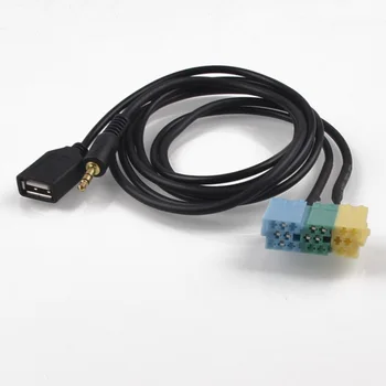 Автомобильное видео Аудио Mp3 AUX USB + 3,5 мм кабель-адаптер для Kia Sportage для Hyundai для kia Sportage