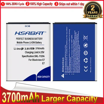 Аккумулятор HSABAT 3700 мАч для Blackview E7S/E7 Литий-ионный аккумулятор резервного копирования Запасные аккумуляторы для аксессуаров