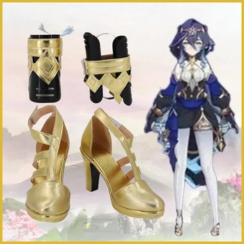 Аниме игра Genshin Impact косплей Лейла косплей обувь женская косплей PU сапоги Хэллоуин косплей реквизит на заказ