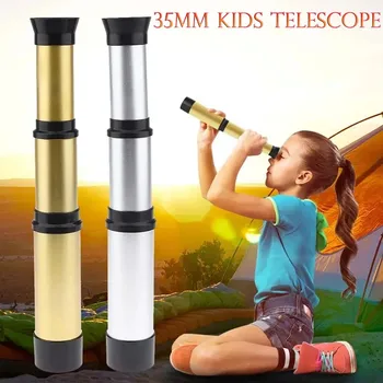 Винтажный ручной 35-мм масштабируемый монокуляр-телескоп, легкая пиратская подзорная труба, подарки для детей, преимущества детского кемпинга на открытом воздухе
