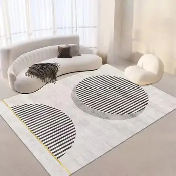 Винтажный ультра мягкий коврик YOUZI для гостиной, спальни, нескользящий, устойчивый к пятнам напольный ковер для домашнего декора
