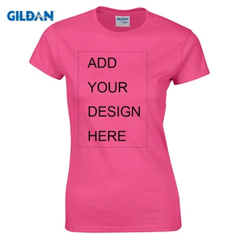 Возьмите заказную футболку для женщин с принтом вашего собственного дизайна, высококачественные топы и тройники, отправка через 3 дня, большие размеры S-XL