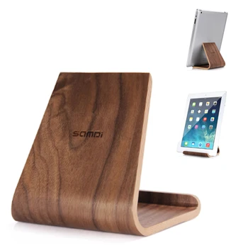 Высококачественная деревянная противоскользящая универсальная подставка для телефона и планшета, держатель для iPhone iPad Samsung, Оригинальная деревянная подставка для мобильного телефона